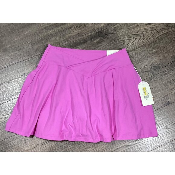 BLogilates Womens Crisscross Slit Skort First Bloom Size XL pockets  Gymwear New - Picture 1 of 8